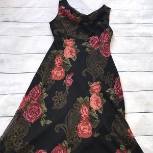 Semi-Formal Floral Midi Dress
